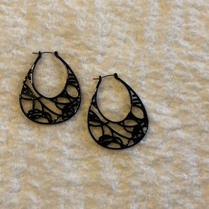 Lia Sophia Scribble big hoops